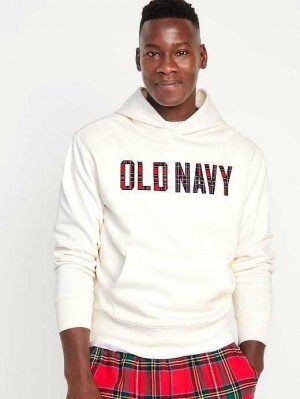 Sweat a Capuche Old Navy Oversized Waffle-Knit Logo Hoodie Homme Bleu Clair | 143-PDAKXM
