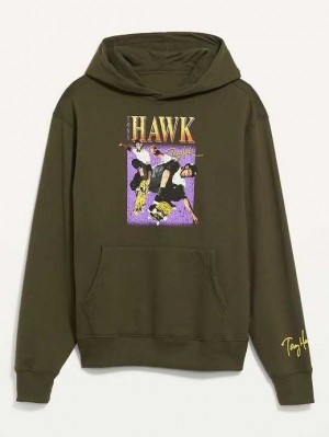 Sweat a Capuche Old Navy Tony Hawk Gender-Neutre Pullover Hoodie Homme Ancient Forest | 620-MRBAID