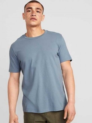 T Shirts Old Navy Crew-Neck T-Shirt Homme Bleu | 538-JEFVLO
