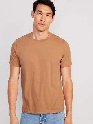 T Shirts Old Navy Crew-Neck T-Shirt Homme Caramelized Toffee | 512-XJDQNR