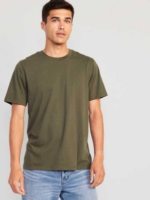T Shirts Old Navy Crew-Neck T-Shirt Homme Vert | 397-RQAFCK