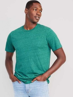 T Shirts Old Navy Crew-Neck T-Shirt Homme Turquoise | 365-YSVCEZ