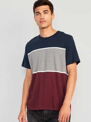 T Shirts Old Navy Crew-Neck T-Shirt Homme Rouge Bordeaux | 239-DEJFVW