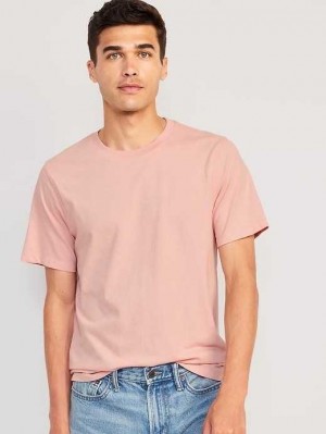 T Shirts Old Navy Crew-Neck T-Shirt Homme Rose | 048-PLFNZQ