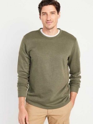 T Shirts Old Navy French Rib T-Shirt Homme Vert Olive | 567-EWFOBV