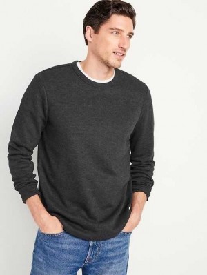 T Shirts Old Navy French Rib T-Shirt Homme Grise | 039-ILVDWS