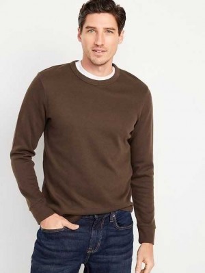 T Shirts Old Navy French Rib T-Shirt Homme Cafe | 905-KYFXZJ