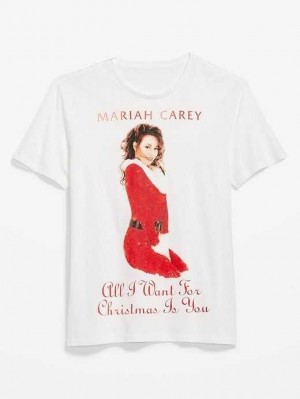 T Shirts Old Navy Mariah Carey Gender-Neutre T-Shirt Homme Calla Lilies | 917-MYARWG
