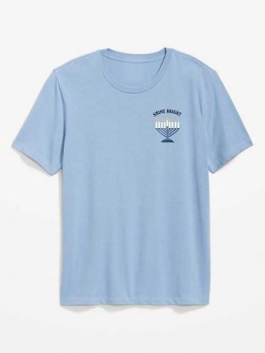T Shirts Old Navy Matching Graphique T-Shirt Homme Kyanite | 753-YALJUN