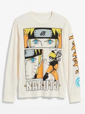 T Shirts Old Navy Naruto Gender-Neutre Long-Sleeve T-Shirt Homme Naruto | 685-FBDVAS
