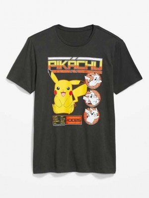 T Shirts Old Navy Pokemon Pikachu Gender-Neutre Graphique T-Shirt Homme Panther | 957-VKQLSF