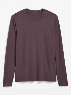 T Shirts Old Navy Relaxed Layering T-Shirt Homme Wild Currant | 237-PEXCMN