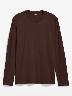 T Shirts Old Navy Relaxed Layering T-Shirt Homme French Roast | 130-UCTHQN