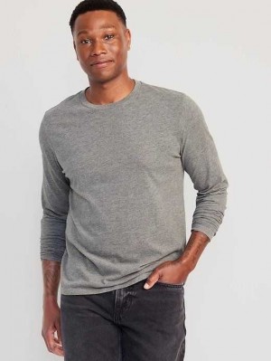 T Shirts Old Navy Relaxed Layering T-Shirt Homme Grise | 912-ZYJUNM
