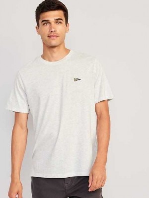T Shirts Old Navy Soft-Washed Crew-Neck T-Shirt Homme Blanche | 594-JIGXVE