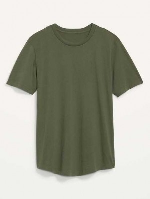 T Shirts Old Navy Soft-Washed Curved-Hem T-Shirt Homme Alpine Tundra | 513-RFCJLP