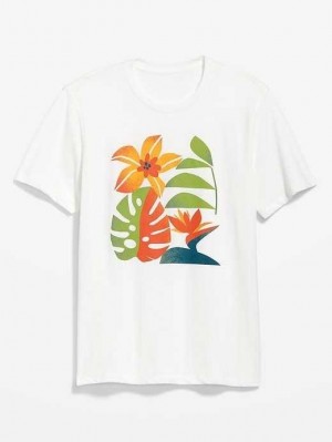 T Shirts Old Navy Soft-Washed Graphique T-Shirt Homme Bleu Clair | 650-UHDPZQ