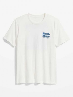 T Shirts Old Navy Soft-Washed Graphique T-Shirt Homme North Shore | 648-GKEMUV