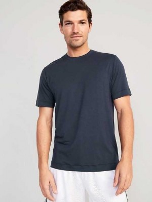 Vêtements De Sport Old Navy Beyond 4-Way Stretch T-Shirt Homme Bleu Marine | 659-CSIJEU