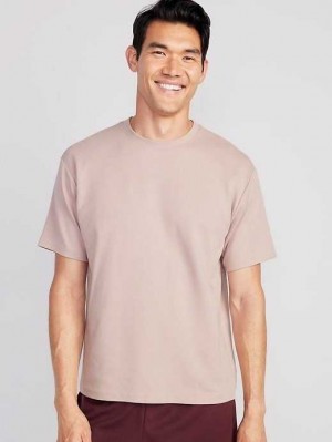 Vêtements De Sport Old Navy Boxy Crew-Neck Performance T-Shirt Homme Rose | 370-XUGFJQ