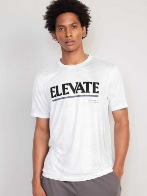 Vêtements De Sport Old Navy Cloud 94 Soft Graphique T-Shirt Homme Blanche | 461-JSGUEL