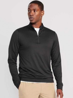 Vêtements De Sport Old Navy Cloud 94 Soft 1/4-Zip Pullover Homme Noir | 456-WQIZCM