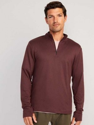Vêtements De Sport Old Navy Cloud 94 Soft 1/4-Zip Pullover Homme Raisin Arizona | 167-WOFZJM