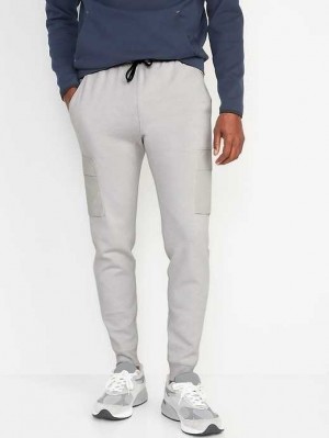 Vêtements De Sport Old Navy Dynamic Fleece Hidden-Pocket Cargo Jogger Sweatpants Homme Grise Clair | 830-BQPEYA