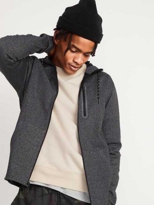Vêtements De Sport Old Navy Dynamic Fleece Full-Zip Hoodie Homme Grise | 761-JUSQOW