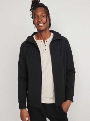 Vêtements De Sport Old Navy Dynamic Fleece Hidden-Pocket Zip Hoodie Homme Noir | 489-GDEIOA