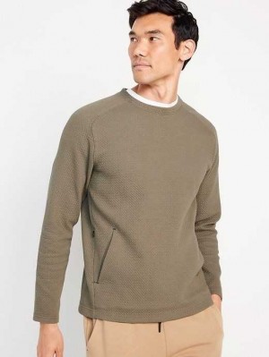 Vêtements De Sport Old Navy Dynamic Fleece Crew-Neck Sweatshirt Homme Antiquity | 015-DMUYXP