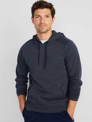 Vêtements De Sport Old Navy Dynamic Fleece Pullover Hoodie Homme Bleu Marine | 862-GPRXHB