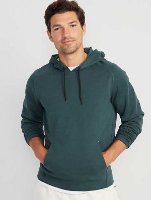 Vêtements De Sport Old Navy Dynamic Fleece Pullover Hoodie Homme Vert Foncé | 987-HIOPUR