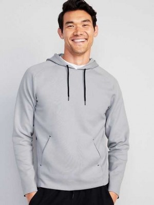 Vêtements De Sport Old Navy Dynamic Fleece Pullover Hoodie Homme Bleu Bleu Clair | 834-IAUMXF