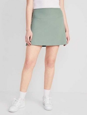 Vêtements De Sport Old Navy Extra High-Waisted PowerSoft Skort Femme Rainy Season | 823-ZMBUFY