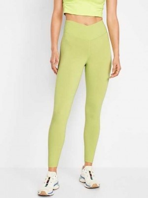 Vêtements De Sport Old Navy Extra High-Waisted PowerChill 7/8 Leggings Femme Citrine | 820-EIJTOG