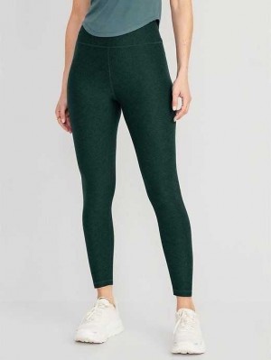 Vêtements De Sport Old Navy Extra High-Waisted Cloud+ 7/8 Leggings Femme Vert Foncé | 809-VCKABM