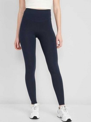 Vêtements De Sport Old Navy Extra High-Waisted PowerChill Leggings Femme Bleu Marine | 790-IRCVOT