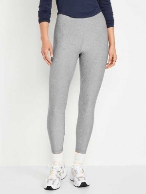 Vêtements De Sport Old Navy Extra High-Waisted Cloud+ 7/8 Leggings Femme Grise Clair | 783-PBDTAS