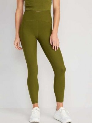 Vêtements De Sport Old Navy Extra High-Waisted PowerLite Lycra ADAPTIV 7/8 Leggings Femme Conifer | 758-KXOEWR