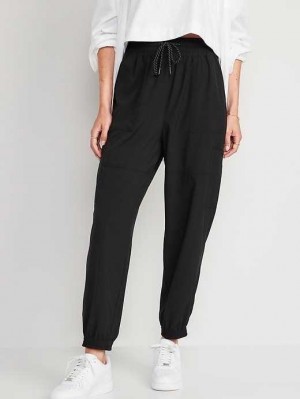 Vêtements De Sport Old Navy Extra High-Waisted StretchTech Cargo Jogger Pants Femme Noir | 961-UOCRGH