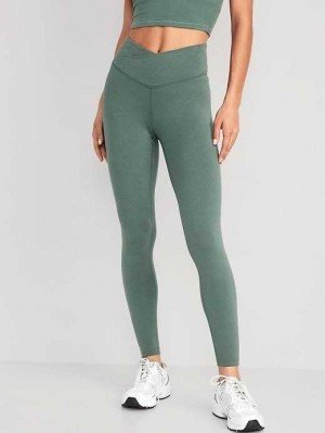 Vêtements De Sport Old Navy Extra High-Waisted PowerChill 7/8 Leggings Femme Grise | 675-DBTOIE