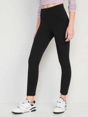 Vêtements De Sport Old Navy Extra High-Waisted PowerChill Cropped Leggings Femme Noir | 509-BLRIGP