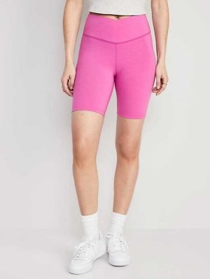 Vêtements De Sport Old Navy Extra High-Waisted PowerChill Vélo Shorts Femme Diaphanous | 407-IWEQMD