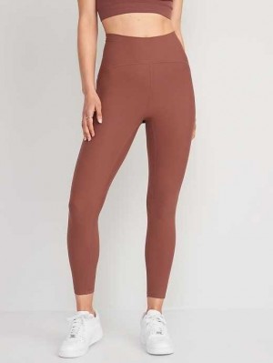 Vêtements De Sport Old Navy Extra High-Waisted PowerLite Lycra ADAPTIV 7/8 Leggings Femme Trident Maple | 392-VZJXKN