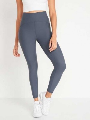 Vêtements De Sport Old Navy Extra High-Waisted PowerLite Lycra ADAPTIV 7/8 Leggings Femme Inkwell | 380-YSVTWK