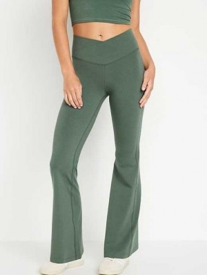 Vêtements De Sport Old Navy Extra High-Waisted PowerChill Super-Flare Pants Femme Grise | 936-ANTDHB