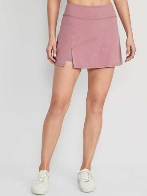 Vêtements De Sport Old Navy Extra High-Waisted PowerChill Skort Femme Lark | 297-MLFWYH