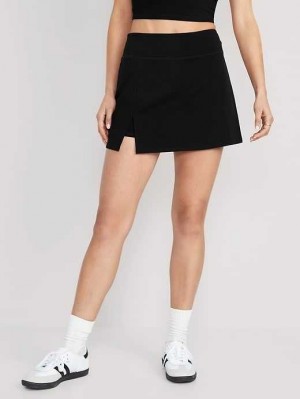 Vêtements De Sport Old Navy Extra High-Waisted PowerChill Skort Femme Noir | 157-HKZVPL
