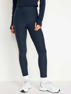 Vêtements De Sport Old Navy Extra High-Waisted Cloud+ 7/8 Leggings Femme Bleu Marine | 136-IQYBWO